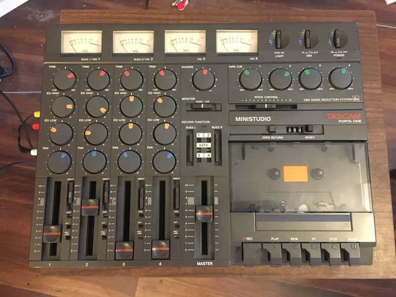 TASCAM Porta One Ministudio 4-Track Cassette Recorder 1980s - Gray image 1