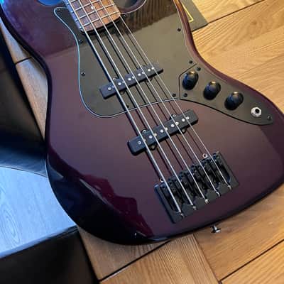 Fender Standard Jazz Bass V - Midnight Wine - 5 String image 13