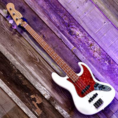 Keith Holland J Bass-ANS #1315 - Vintage White image 23