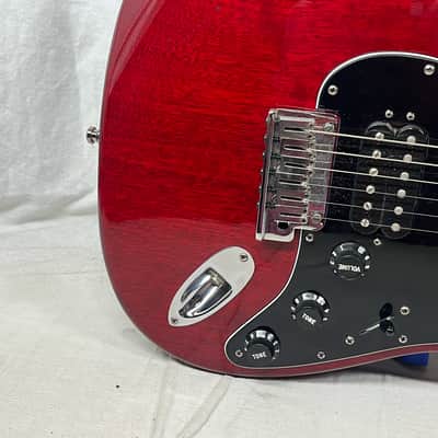 Fender American Select Stratocaster Strat HSS - Crimson Red Electric Guitar image 5