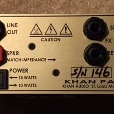 Khan Audio Khan Pak Amp 2 Channel Micro Tube Amp With Footswitch 2017 image 3