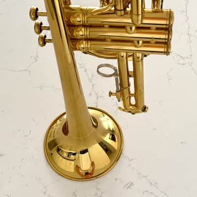 King Tempo II 603 Student/Intermediate Bb Cornet w/original case. - Lacquered Brass image 13