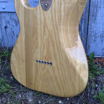 Fender Stratocaster Hardtail Maple Fretboard 1976 Natural finish all original image 12
