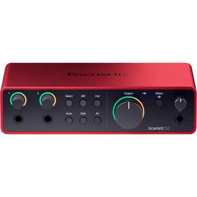 FOCUSRITE SCARLETT4-2I2 Scarlett G4 - Scarlett 2I2 4th Gen - 2 in / 2 out - USB-C image 2
