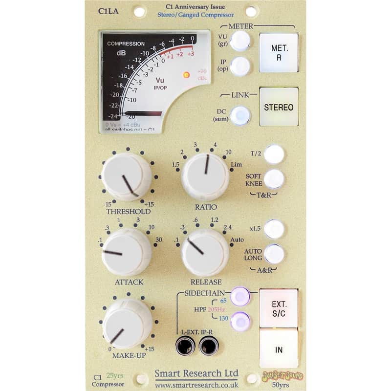 Smart Research C1LA 500 Series Stereo Bus Compressor Module image 1