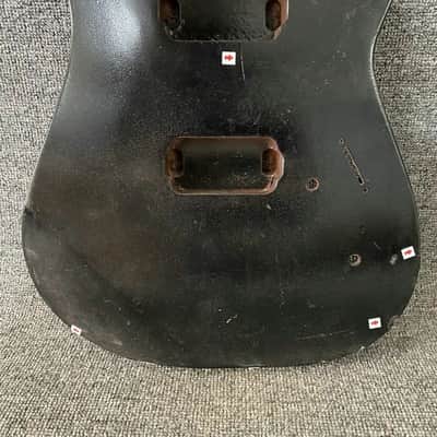Black Basswood HH DIY Project Guitar Body image 13