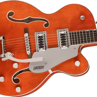 Gretsch G5420T Electromatic Classic Hollow Body Single-Cut Guitar with Bigsby, Laurel Fingerboard, Orange Stain image 6