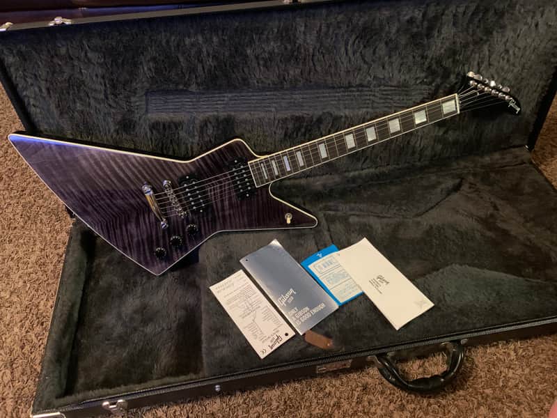 Gibson Explorer Pro Electric Guitar Trans black image 1