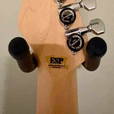 ESP Original Snapper CTM Burl with Rosewood Fretboard 2020 - Present - Nebula Pink Purple Burst image 8