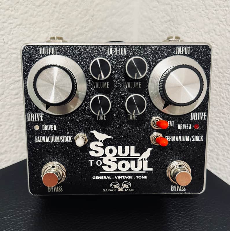General Vintage Tone Soul To Soul Overdrive and Boost Pedal - SRV / MAYER Tone image 1