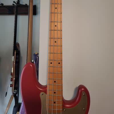 Squier 40th Anniversary Vintage Edition Precision Bass 2022 - Present - Satin Dakota Red image 5