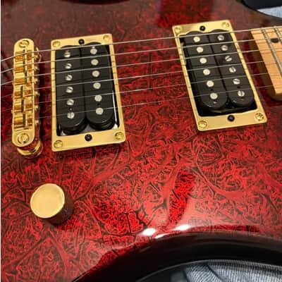 Custom One of a kind 2025 - Custom marbelized red image 3