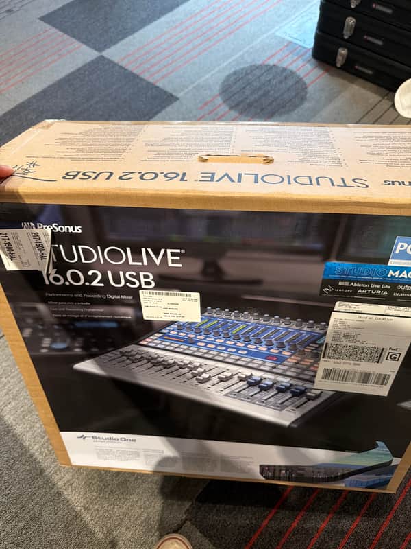 PreSonus StudioLive 16.0.2 USB 16-Channel Digital Mixer 2017 - Present - Blue/Silver image 1
