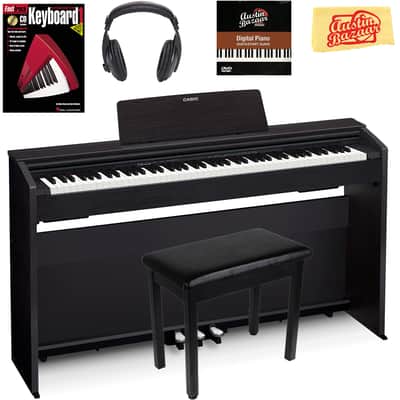 Casio PX-870 Privia Digital Piano - Black w/ Furniture Bench