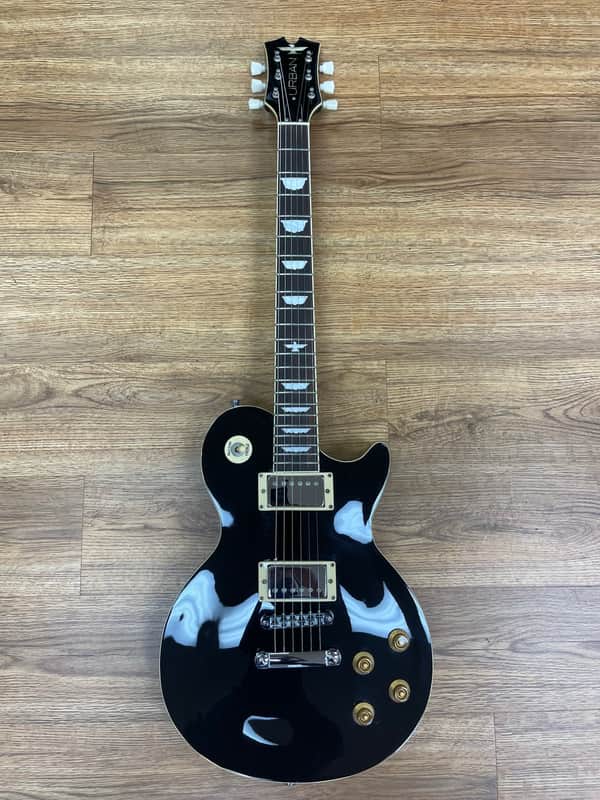 ***KEITH URBAN LIMITED EDITION LES PAUL STYLE ELECTRIC GUITAR SET NECK BLACK (USED) image 1