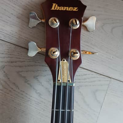 Ibanez Musician MC-924H AJ10 Alphonso Johnson Signature, Factory Hybrid Fretted & Fretless Bass, 1981 - Dark Satin image 4