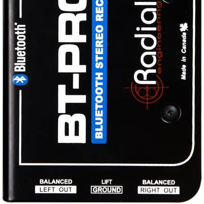 Radial Engineering BT-PRO-V2-CABLE-K Stereo Bluetooth Direct Box with 2x XLR Cables image 3