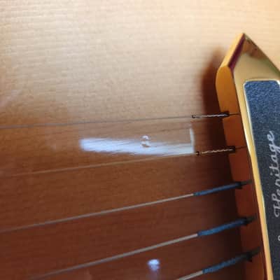 Heritage Golden Eagle Archtop Jazz 1995 Kalamazoo Antique Blonde - Flame Maple - RARE - w/ HSC image 15