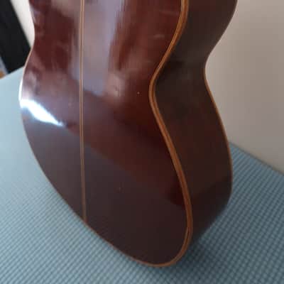 Project Vintage 1960s Silviano Herrera Classical Guitar H-Sil Mariachi Studio Project Crack On Lower Bout Rarely Listed For Sale Paracho Mexico Mexican Jesus Herrera image 13