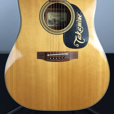 Takamine EF340SC Dreadnought Acoustic Guitar Natural image 2