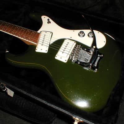 MOSRITE  1988 V88 DIAMOND MONEY GREEN  1988 USA GUITAR image 4