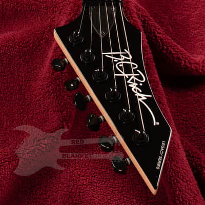 B.C. Rich Gunslinger Retro II with Floyd Rose - Red Crackle image 5