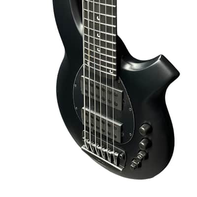 Ernie Ball Music Man Bongo 6 HH, Stealth Black/ Ebony *IN STOCK* image 4