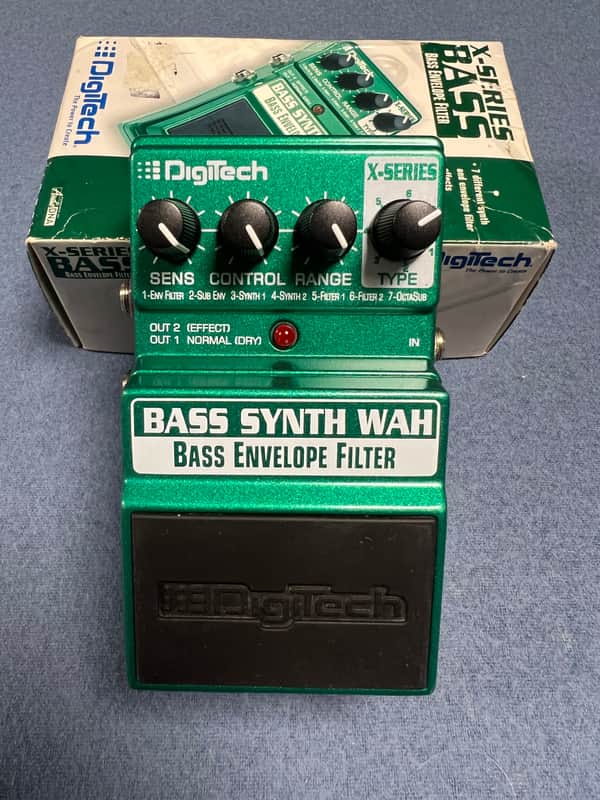 DigiTech X-Series Bass Synth Wah Envelope Filter 2010s - Green image 1