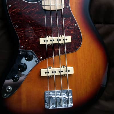 Left Handed Warmoth  Jazz Bass  2014 image 3