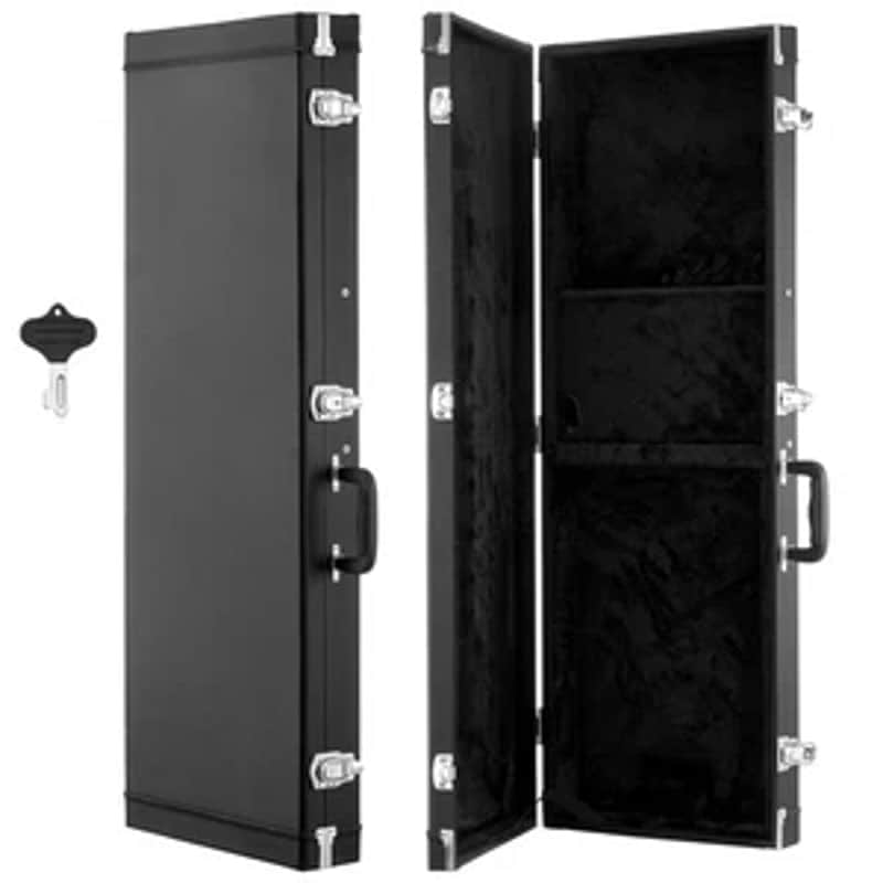 New Uimoso Electric Guitar Hard Case 41.3in Hard-Shell for 39in Tele/ST Guitar Black image 1