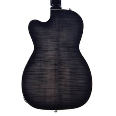 Airline Guitars Tuxedo Blackburst Flame image 2