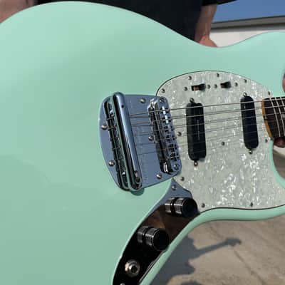 Fender Jagstang 2023 Surf Green Imron Mustang Jaguar Kurt Cobain image 4