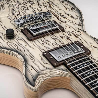 Mithans Guitars Valira Birch Burl boutique electric guitar image 6