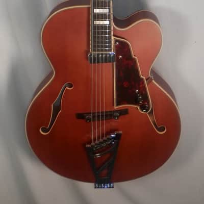 D'Angelico Premier EXL-1 Satin Walnut Hollowbody Archtop Electric with gig bag DAPEXL1SWLT image 1