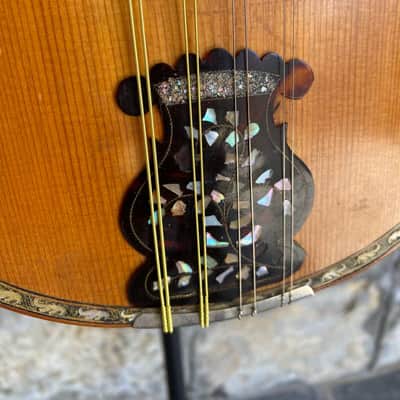 Antique Italian Neapolitan Bowl-Back Mandolin - Ozelli - Late 19th / Early 20th Century with case image 10