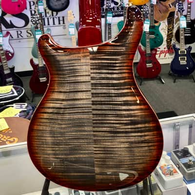 Paul Reed Smith PRS Hollowbody II Piezo 10 Top Charcoal Cherry Burst image 15