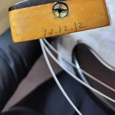 Fender Japan JB62-95 Jazz Bass. Japan vintage made in 1990. Originally lacquer painted. image 12