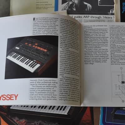 Arp synthesizer vintage catalog booklet brochure.1977 Package of stuff 2600 + 1977 image 10