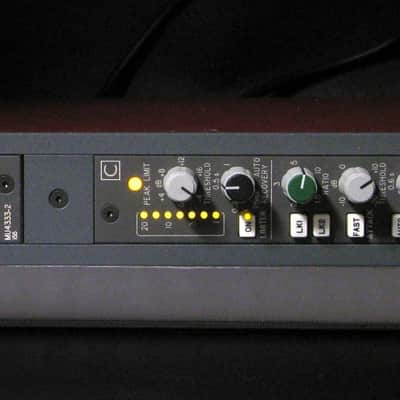 Calrec DL 3678-2 Stereo Compressor/Limiters MU4333-2 Bargraph Meter 1990's - Grey image 5