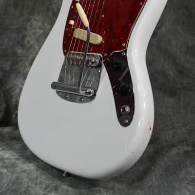 Fender Mustang Vintage 1965 Olympic White *Body Only* Refinish w Recent Reissue Hardshell Case & FAST Shipping image 10