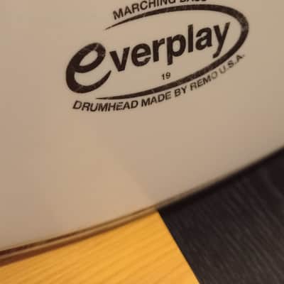 Premier Everplay 24" Bass Drum head made by "Remo" 90s-00s  - Smooth white 🤍 image 5