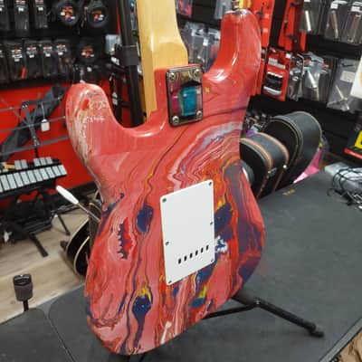 Custom Strat Electric Guitar - Swirl Finish image 13
