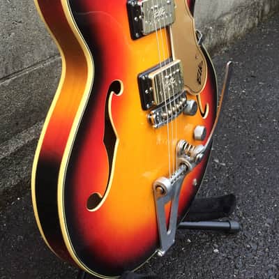 RARE Elk Galaxy 1970 Sunburst Gretsch MIJ Cheaper than Electromatic with bonus vintage mojo! image 14