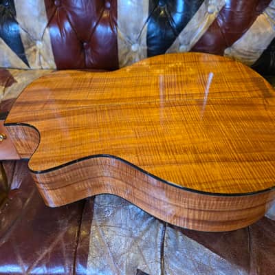 Taylor K-14 CE Koa AAAAA Flame Hawaiian Koa K14 K14ce GA Grand Auditorium Acoustic Guitar image 17