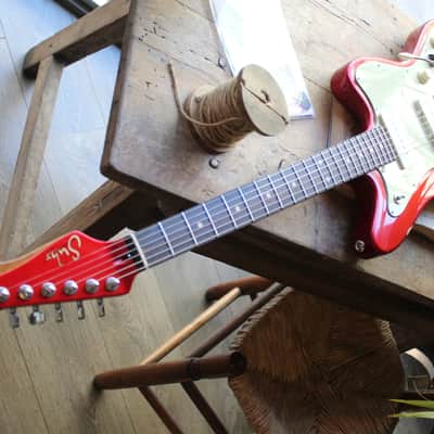 SUHR "LIMITED Classic JM Antique Funk, Candy Apple Red" GIGBAG, PAPERS, 3, 64 KG image 3