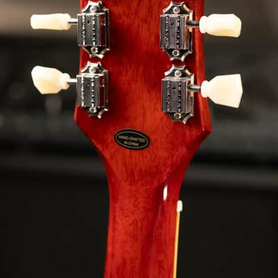 Epiphone Les Paul Standard 50s Figured Electric Guitar - Bourbon Burst with Gig Bag image 6