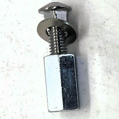 8mm X 40mm (1.5") Carriage Bolt, Washer and 8mm X 24mm (1") Coupler Nut - CB8-W8-CN8 image 2