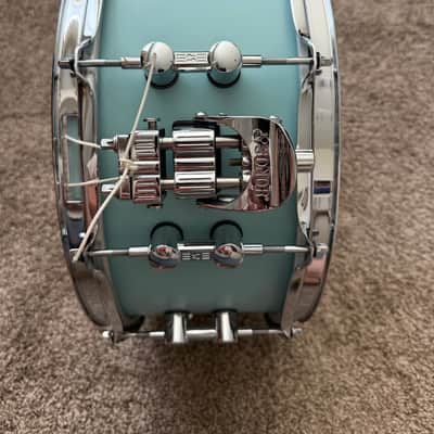 SONOR SQ1 Snare Drum 14 x 6.5 in. Cruiser Blue - Birch Shell image 5