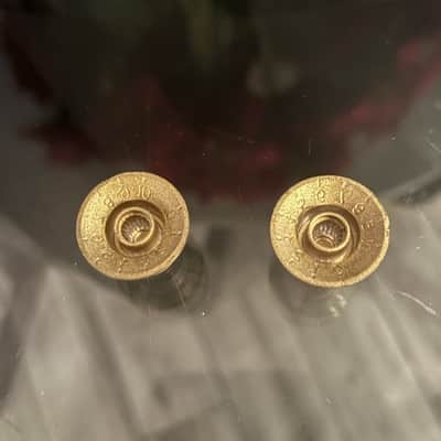 Vintage 1960s Pair of Gold Univox Guitar Knobs Japan Fits Teisco image 2