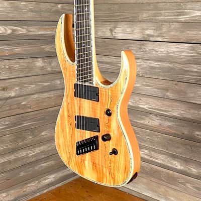 BC Rich Shredzilla 7 string Prophecy Electric Guitar Spalted Maple (1034) image 3